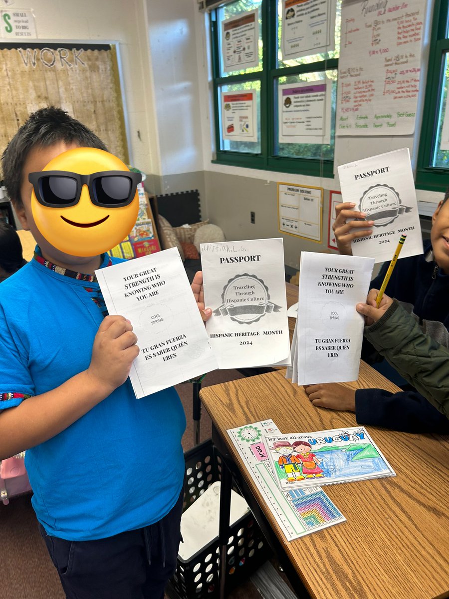 It was school wide field trip day and we traveled to visit our Hispanic countries. It was a great way to wrap up and share all that we learned during this past month.