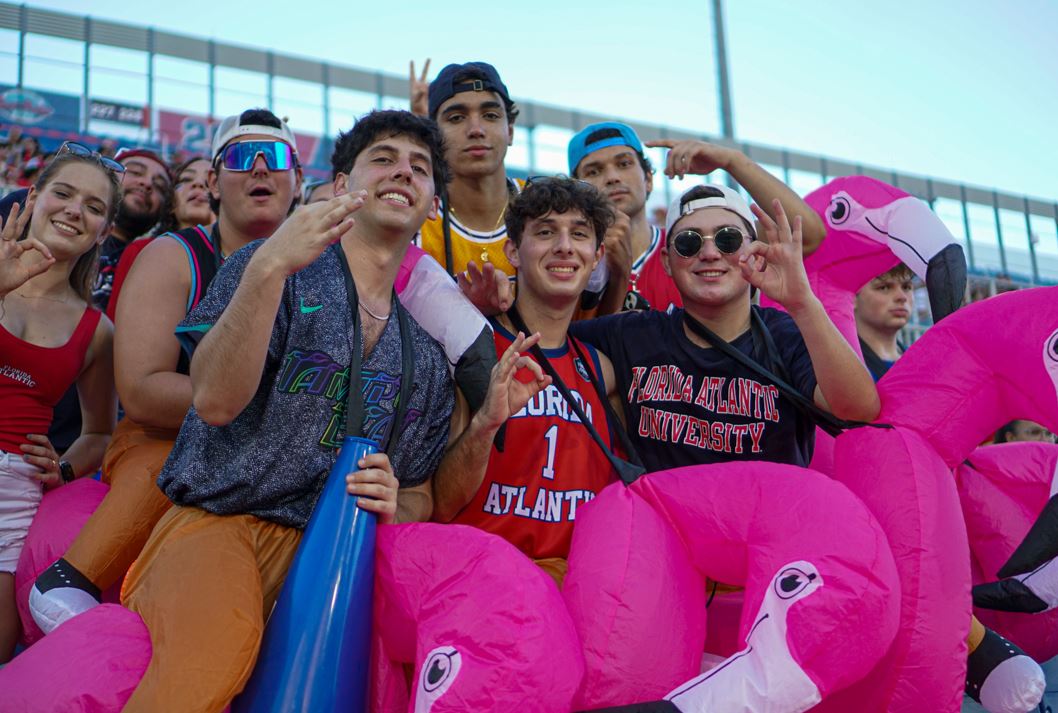 Florida Atlantic Football (@faufootball) on Twitter photo TOMORROW = GAME NIGHT in Boca Raton‼️🏟️
It's time to DEFEND PARADISE on national TV vs. 4-1 North Texas.
🎟️ 4-pack for $22: am.ticketmaster.com/fau/buy/ism/Rk…
💺Pick the best seats: am.ticketmaster.com/fau/buy/ism/Rk…
🤝Request comp. tickets for a community organization: fausports.com/sb_output.aspx… TOMORROW = GAME NIGHT in Boca Raton‼️🏟️
It's time to DEFEND PARADISE on national TV vs. 4-1 North Texas.
🎟️ 4-pack for $22: am.ticketmaster.com/fau/buy/ism/Rk…
💺Pick the best seats: am.ticketmaster.com/fau/buy/ism/Rk…
🤝Request comp. tickets for a community organization: fausports.com/sb_output.aspx…
