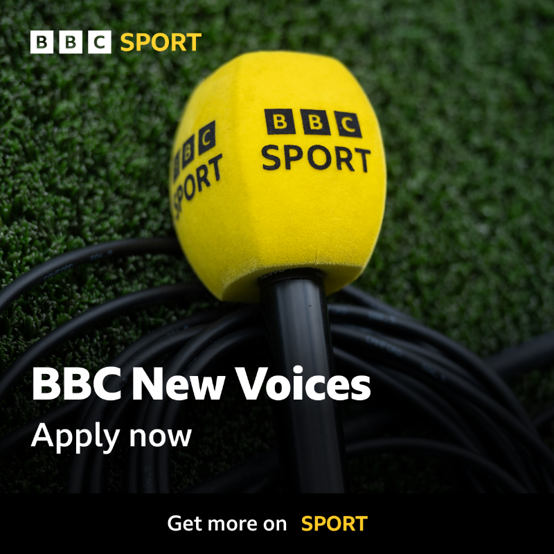 BBCSport's tweet photo. Love sport? Love talking about it?

Maybe you could be part of the next generation of BBC Sport commentators!

The New Voices scheme aims to unearth tomorrow's talent... and you can apply now if you're aged 18 or over and live in the UK.

Find out how 👇