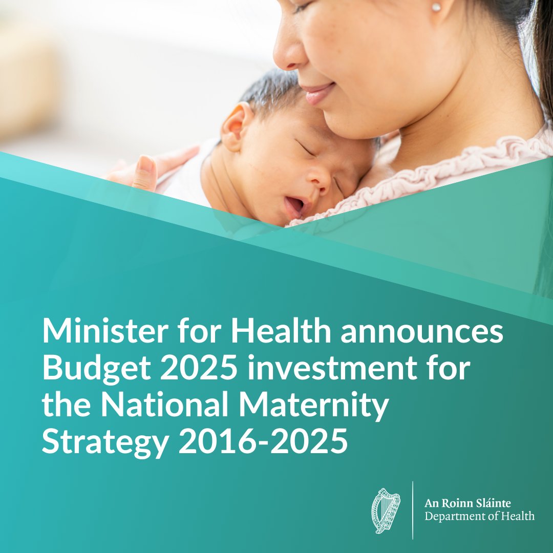 roinnslainte's tweet image. The National Maternity Strategy aims to deliver safe, woman-centred maternity services to provide improved choice for women nationwide.

gov.ie/en/press-relea…