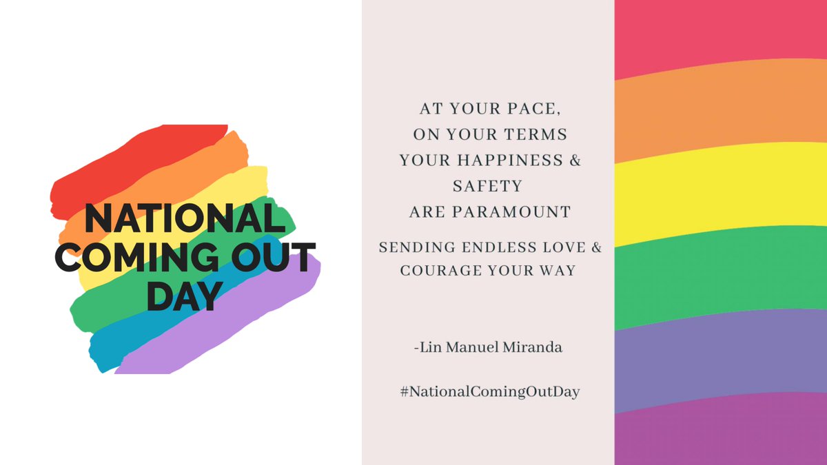 #NationalComingOutDay