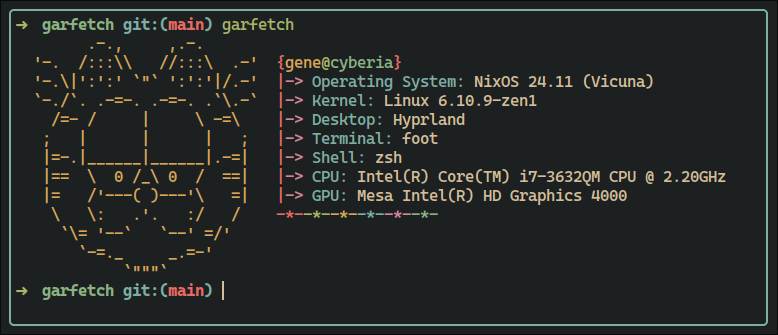 yazoink's tweet photo. I made a garfield system fetch for some reason https://t.co/HaZnz9dPEp https://t.co/rtTVMYCIKx