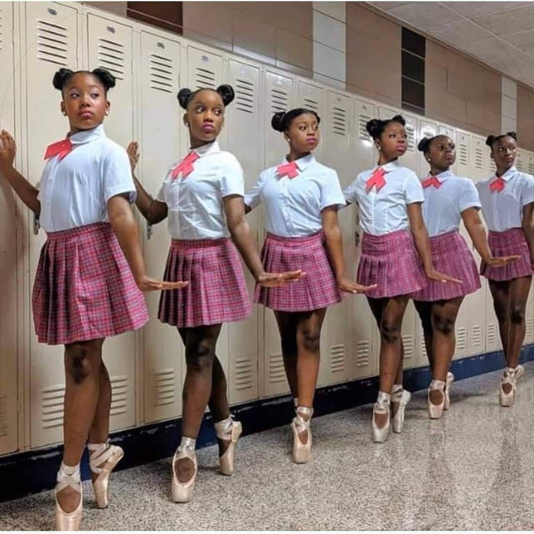 Because your timeline needs little black ballerinas! 💗👑 #BlackGirlMagic