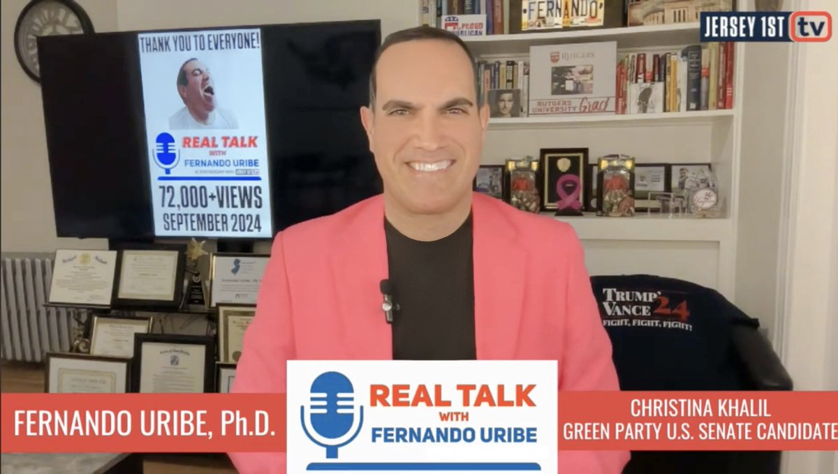 theamazinguribe's tweet photo. 🔥15,000+VIEWS!🔥
@Christina4NJ joined #RealTalkWithFernandoUribe via @Jrsy1st
During “Final Thoughts”, I examine the latest nonsense from @tomamoran & once again thank everyone for the EXCELLENT ongoing traffic!
Tune in via:
https://t.co/fgPkzHHP8E
https://t.co/MCSTyYDx4c https://t.co/dSWfmyro80