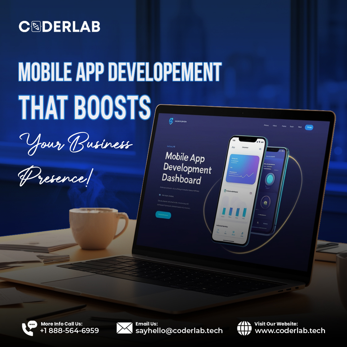 coderlabtech's tweet image. Looking to enhance your business presence? It’s time to invest in a mobile app that sets you apart! At Coderlab, we specialize in creating powerful.
#MobileAppDevelopment #BusinessGrowth #BoostYourBusiness #AppDevelopmentExperts #Coderlab #BusinessPresence #MobileSolutions