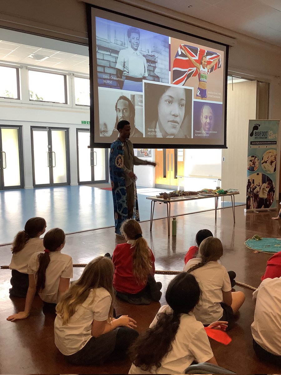 Year 6 enjoyed taking part in a Black History workshop this afternoon #historycurriculum #engaginglearning #blackhistorymonth