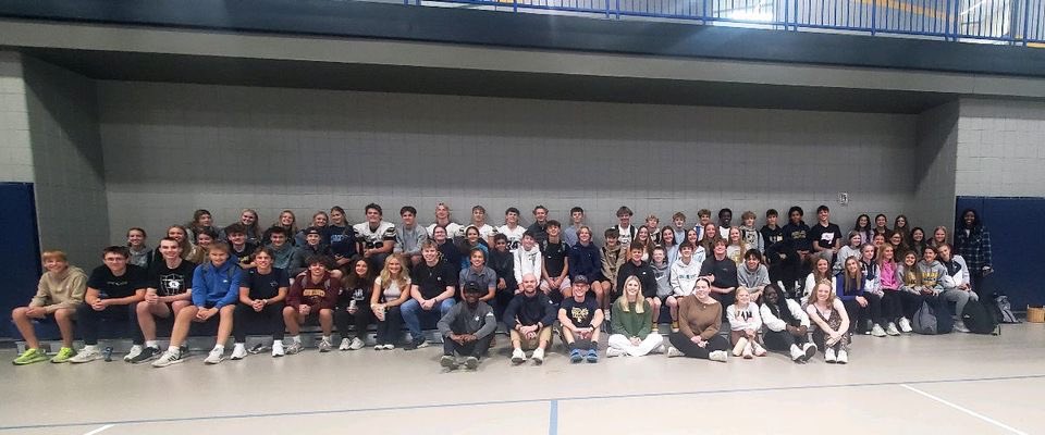 You_Aintkno's tweet photo. This morning was special, so thankful for FCA and the opportunity to work in sports ministry. @T_morg2 you are a hero of the faith, thanks for your time and investment in our Prior Lake students today. https://t.co/cHFAxBiy0d