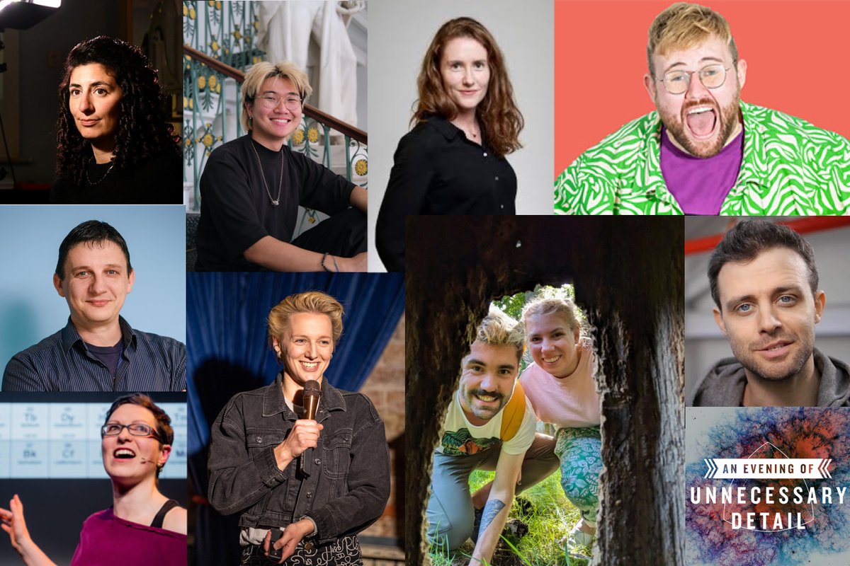 Spoken Nerd (@fotsn) on Twitter photo A stonker of a lineup for our next show at <a href="/Ri_Science/">Royal Institution</a>
Youtuber Geoff Marshall
Science writer <a href="/AnnaPloszajski/">Dr Anna Ploszajski - find me on Instagram</a>
Engineer <a href="/EngineerYasmin/">Yasmin Ali</a>
Physicist <a href="/suziesheehy/">A/Prof. Suzie Sheehy</a>
Steph & Connor of <a href="/plantyplantyzoo/">Planty Planty Zoo Zoo</a>
Jin-Gyu Chang of the Ri
Comedian <a href="/thetedhill/">Ted Hill</a>
And of course <a href="/helenarney/">Helen Arney</a> & <a href="/MouldS/">Steve Mould</a> A stonker of a lineup for our next show at <a href="/Ri_Science/">Royal Institution</a>
Youtuber Geoff Marshall
Science writer <a href="/AnnaPloszajski/">Dr Anna Ploszajski - find me on Instagram</a>
Engineer <a href="/EngineerYasmin/">Yasmin Ali</a>
Physicist <a href="/suziesheehy/">A/Prof. Suzie Sheehy</a>
Steph & Connor of <a href="/plantyplantyzoo/">Planty Planty Zoo Zoo</a>
Jin-Gyu Chang of the Ri
Comedian <a href="/thetedhill/">Ted Hill</a>
And of course <a href="/helenarney/">Helen Arney</a> & <a href="/MouldS/">Steve Mould</a>