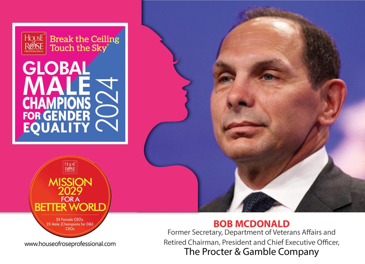 It’s a tremendous honor to be recognized with those who strive to shape a better world through diversity, inclusion, and strong leadership. Thank you much to Anthony Rose and House of Rose Professional! houseofroseprofessional.com/male-champions…  #anthonyrose #Diversity #Inclusion