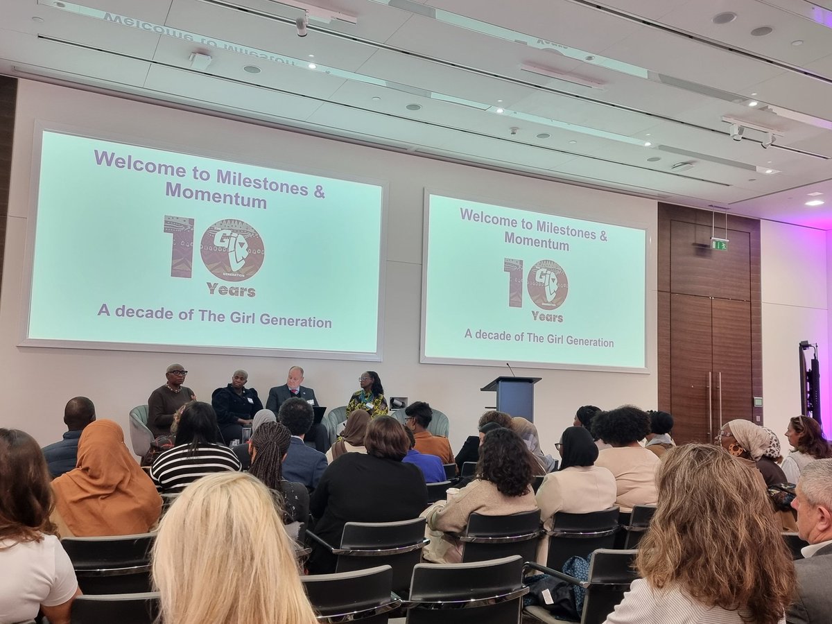 The Girl Generation (@thegirlgen) on Twitter photo <a href="/LeylaHussein/">Dr Leyla Sirad Hussein Gikandi OBE</a> leading a panel and looking at #DecadeOfImapct as we reflect and share lessons learned. Happy to have been joined by <a href="/consideredview/">Janet Fyle MBE</a> <a href="/KamSarian/">Sarian Karim-Kamara</a> and <a href="/_DavidMalone/">David Malone</a>. Do not travel alone! #TGGAt10 #EndFGM <a href="/LeylaHussein/">Dr Leyla Sirad Hussein Gikandi OBE</a> leading a panel and looking at #DecadeOfImapct as we reflect and share lessons learned. Happy to have been joined by <a href="/consideredview/">Janet Fyle MBE</a> <a href="/KamSarian/">Sarian Karim-Kamara</a> and <a href="/_DavidMalone/">David Malone</a>. Do not travel alone! #TGGAt10 #EndFGM
