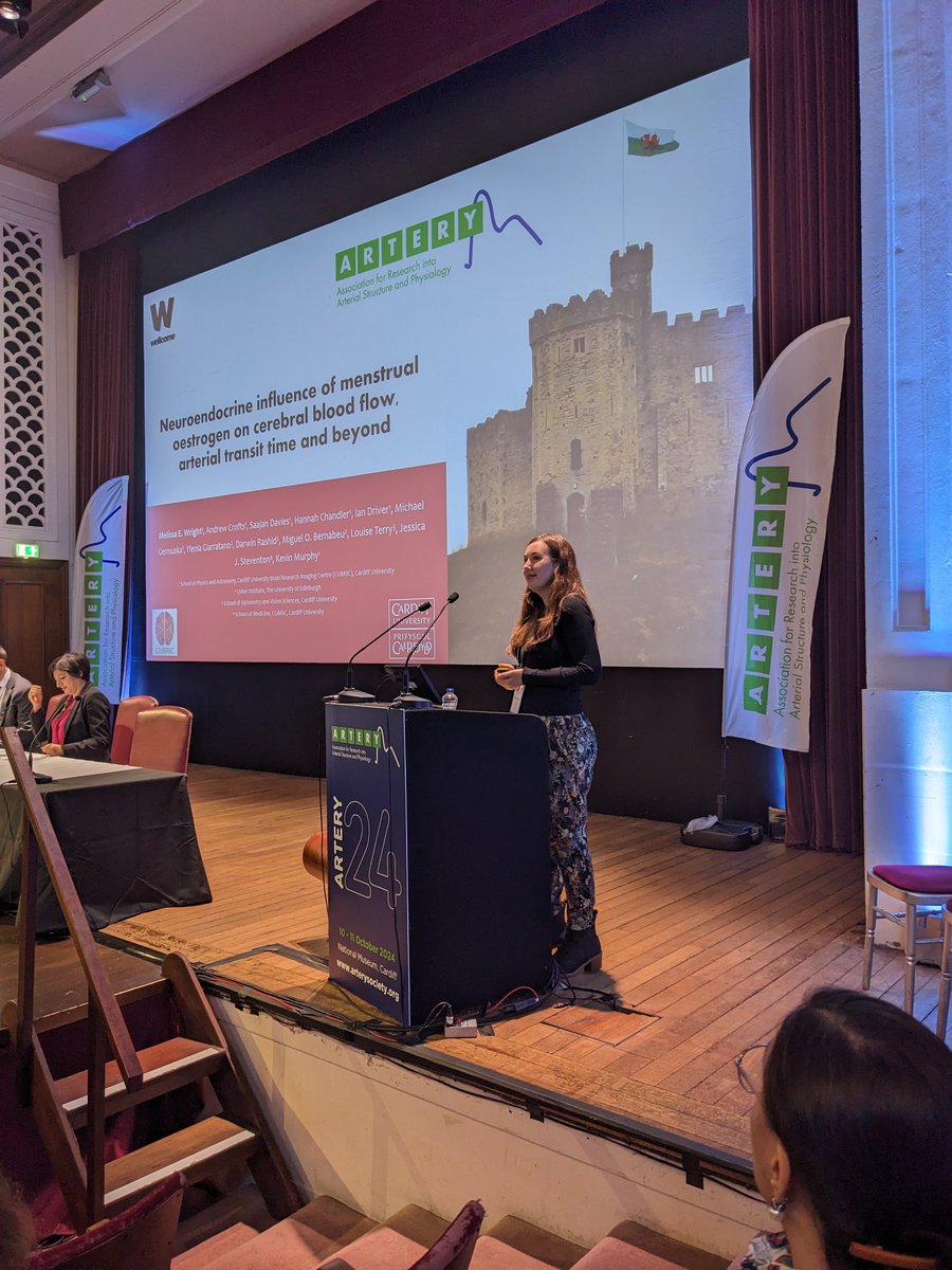 Presenting on the influence of hormones on vascular health at #Artery24, including the first sharing our high density study! 

Really interesting meeting ✨

<a href="/ArterySociety/">ARTERY Society</a> <a href="/CUBRICcardiff/">CUBRIC</a>