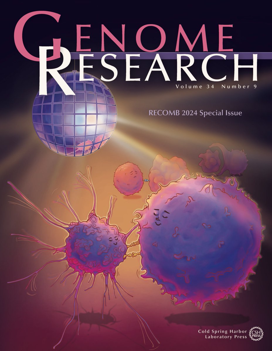 Genome Research (@genomeresearch) on Twitter photo This month <a href="/genomeresearch/">Genome Research</a> publishes a special RECOMB issue highlighting algorithmic innovations in computational methods and their applications in genomics including spatial, single-cell, and long-read sequencing. Full issue links here ➡️ tinyurl.com/Genome-Res-34-9 <a href="/RECOMBconf/">RECOMB Conference Series</a> This month <a href="/genomeresearch/">Genome Research</a> publishes a special RECOMB issue highlighting algorithmic innovations in computational methods and their applications in genomics including spatial, single-cell, and long-read sequencing. Full issue links here ➡️ tinyurl.com/Genome-Res-34-9 <a href="/RECOMBconf/">RECOMB Conference Series</a>