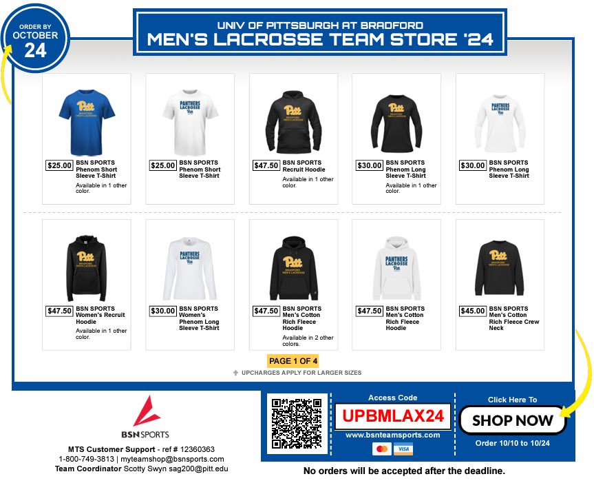 Pitt-Bradford Men’s Lacrosse tweet media
