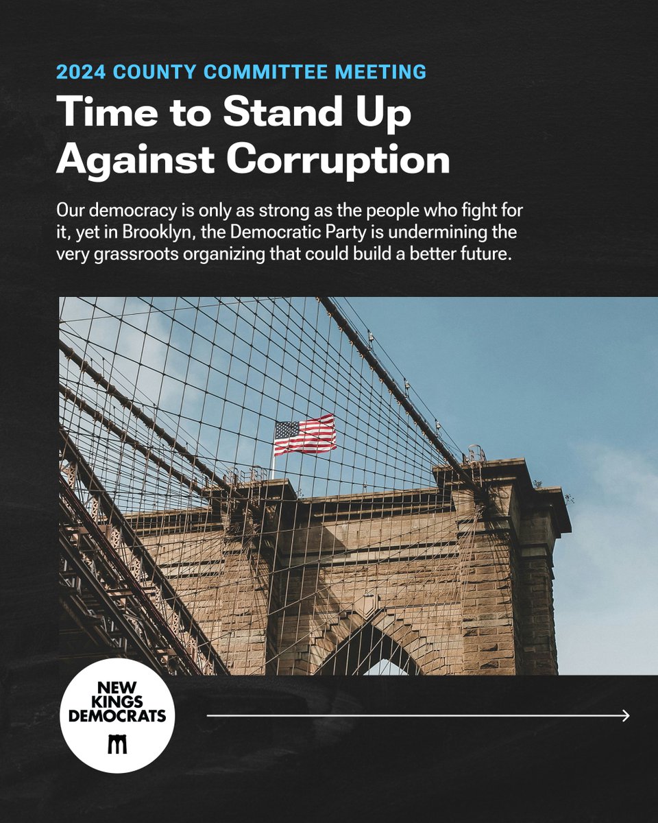 newkingsdems's tweet photo. Brooklyn deserves a Democratic Party that empowers its people, not silences them. Our leaders are blocking reforms and enabling corruption while grassroots voices are ignored. It’s time for change. Join us in fighting for a truly democratic Brooklyn. https://t.co/9gCUh8dK2t https://t.co/IPUHoWYFbp