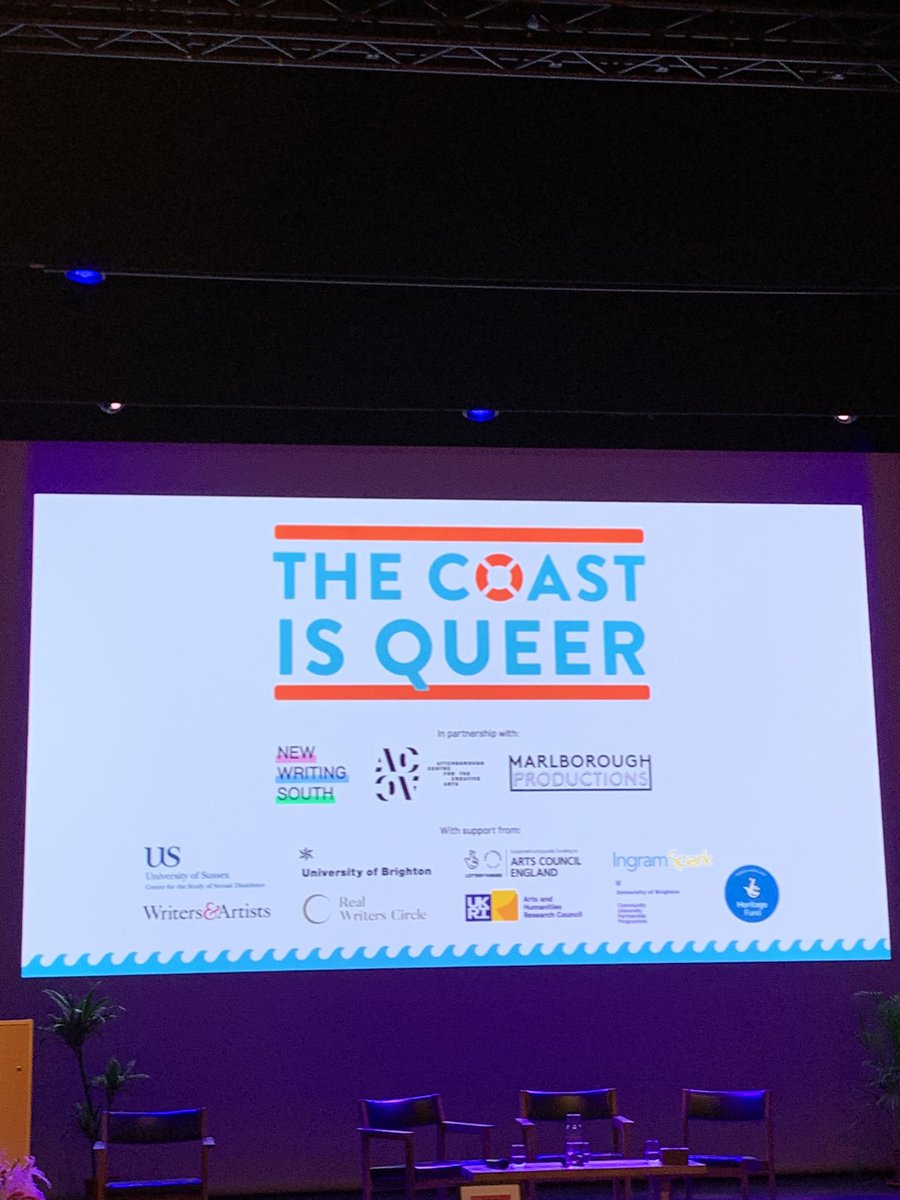 Interesting panel chats @coastisqueerfest 
#Brighton #queer 
#tciq24