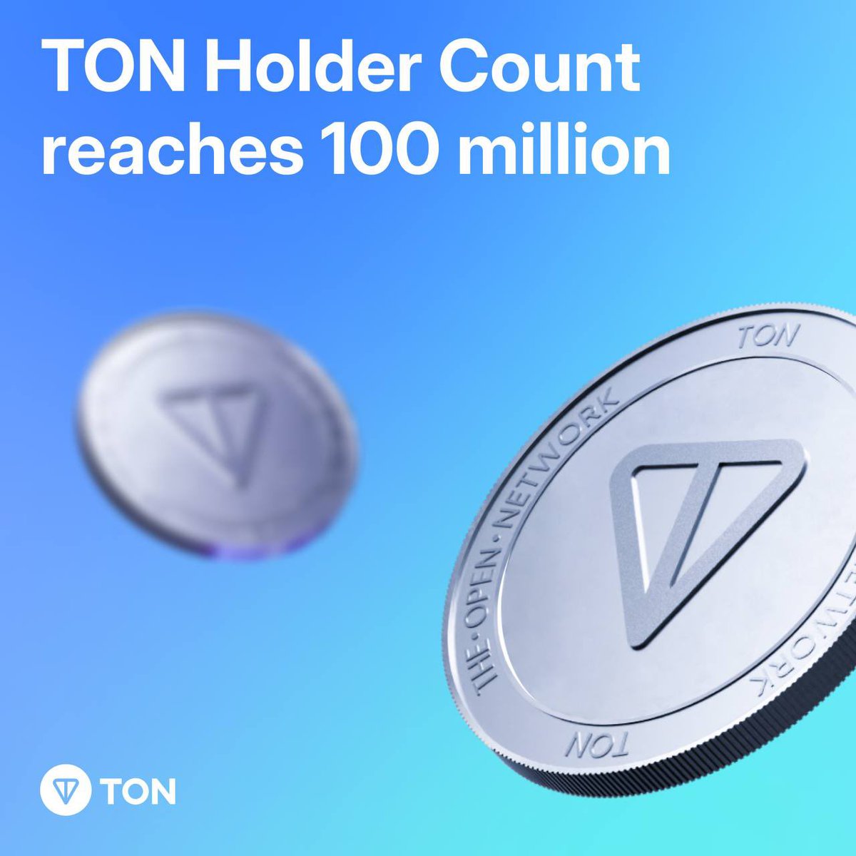 TON Reaches 100 Million Accounts

The TON blockchain is turning Web3 mass adoption into reality, now surpassing 100 million independent TON accounts. Back in early 2024, there were only 4.3 million accounts. After months of dedicated development, The Open Network has emerged as