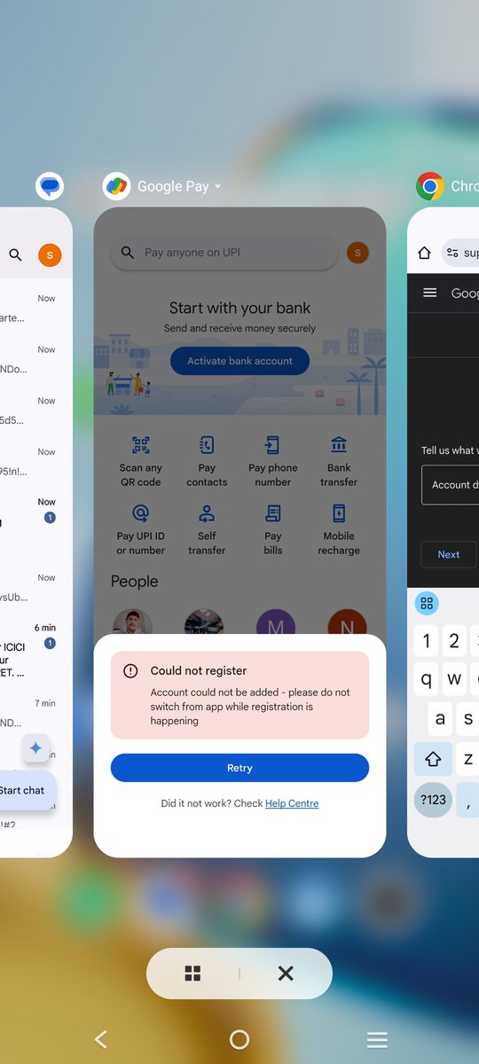 Sanjeev Kumar (@sanjeev89921571) on Twitter photo <a href="/GooglePayIndia/">Google Pay India</a>
Hi GooglePay India I have installed Google pay app new phone.but when I activated account number with Google pay did not activate.I tell about concern customer care but the problem did not resolve. <a href="/GooglePayIndia/">Google Pay India</a>
Hi GooglePay India I have installed Google pay app new phone.but when I activated account number with Google pay did not activate.I tell about concern customer care but the problem did not resolve.