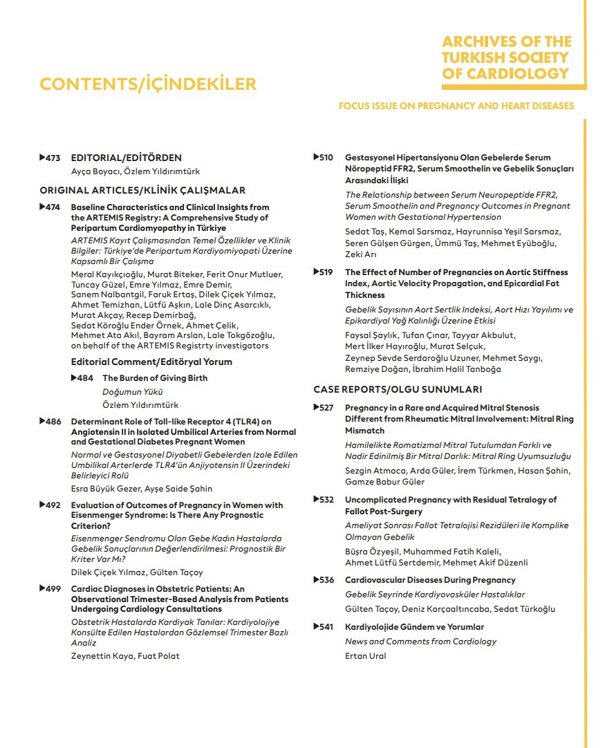 #ArchivesTSC The October issue is out, and it's dedicated to an essential topic: #Pregnancy &amp; #HeartDisease. A must-read for anyone interested in understanding the complexities of this critical intersection. Don't miss it! 
Link: archivestsc.com
Congratulations to focus