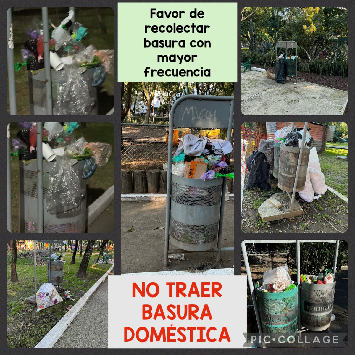 ParqueCuauhtemocToriello (@parqcuauhtemoc) on Twitter photo Atn <a href="/TlalpanAl/">Alcaldía Tlalpan</a> <a href="/Gabyosoriohdz/">Gaby Osorio</a> : se solicita mayor frecuencia en recolección de basura de botes <a href="/ParqCuauhtemoc/">ParqueCuauhtemocToriello</a> <a href="/TorielloGuerra_/">Col Toriello Guerra</a> . Es muy concurrido y todos los días se desbordan. FAVOR DE NO TRAER BASURA DOMÉSTICA, ESA SE RECOLECTA EN CASA. Atn <a href="/TlalpanAl/">Alcaldía Tlalpan</a> <a href="/Gabyosoriohdz/">Gaby Osorio</a> : se solicita mayor frecuencia en recolección de basura de botes <a href="/ParqCuauhtemoc/">ParqueCuauhtemocToriello</a> <a href="/TorielloGuerra_/">Col Toriello Guerra</a> . Es muy concurrido y todos los días se desbordan. FAVOR DE NO TRAER BASURA DOMÉSTICA, ESA SE RECOLECTA EN CASA.