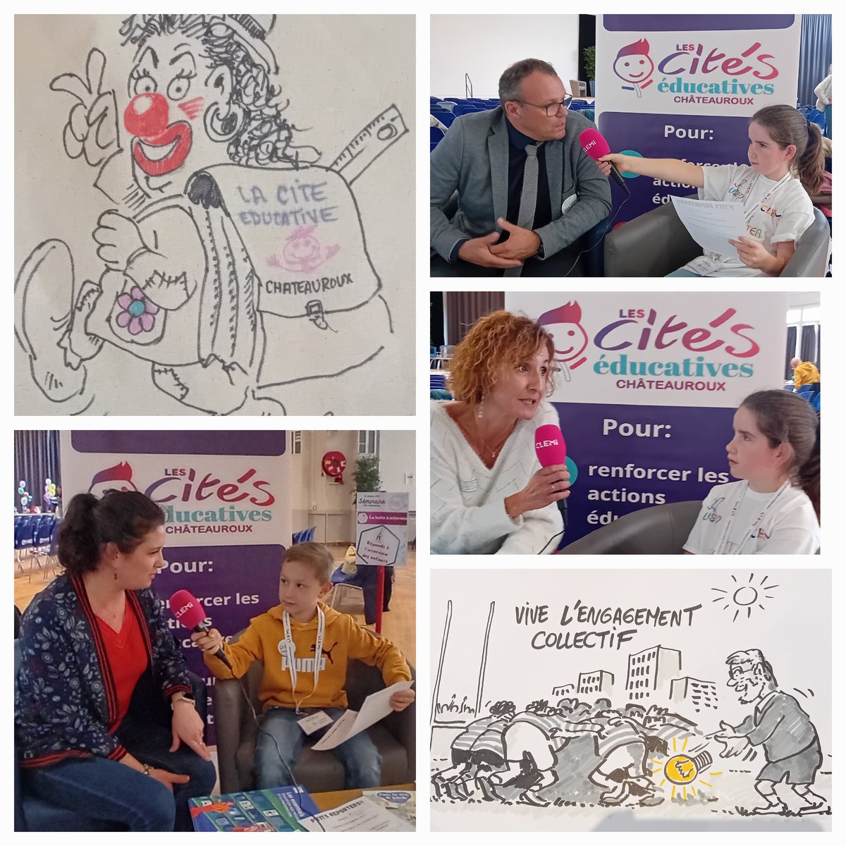 👌 #CitésÉducatives <a href="/Chateauroux36/">Châteauroux Métropole</a> pour  #Seminaire
 
🙏pour l'invitation à  la  table  ronde  #Motivations #Engagement  #Persévérance avec <a href="/PlacideActu/">Placide</a>

  👍#Studio 🎙P'tits Reporters🎧#Arago <a href="/USEP36/">USEP de l'Indre</a> <a href="/Clemi_ot/">EMI_Clemi Orléans-Tours</a> <a href="/ac_orleanstours/">Académie d'Orléans-Tours</a> 

➡️#ÉducMédiasInfo 🤝 #ÉducationPrioritaire