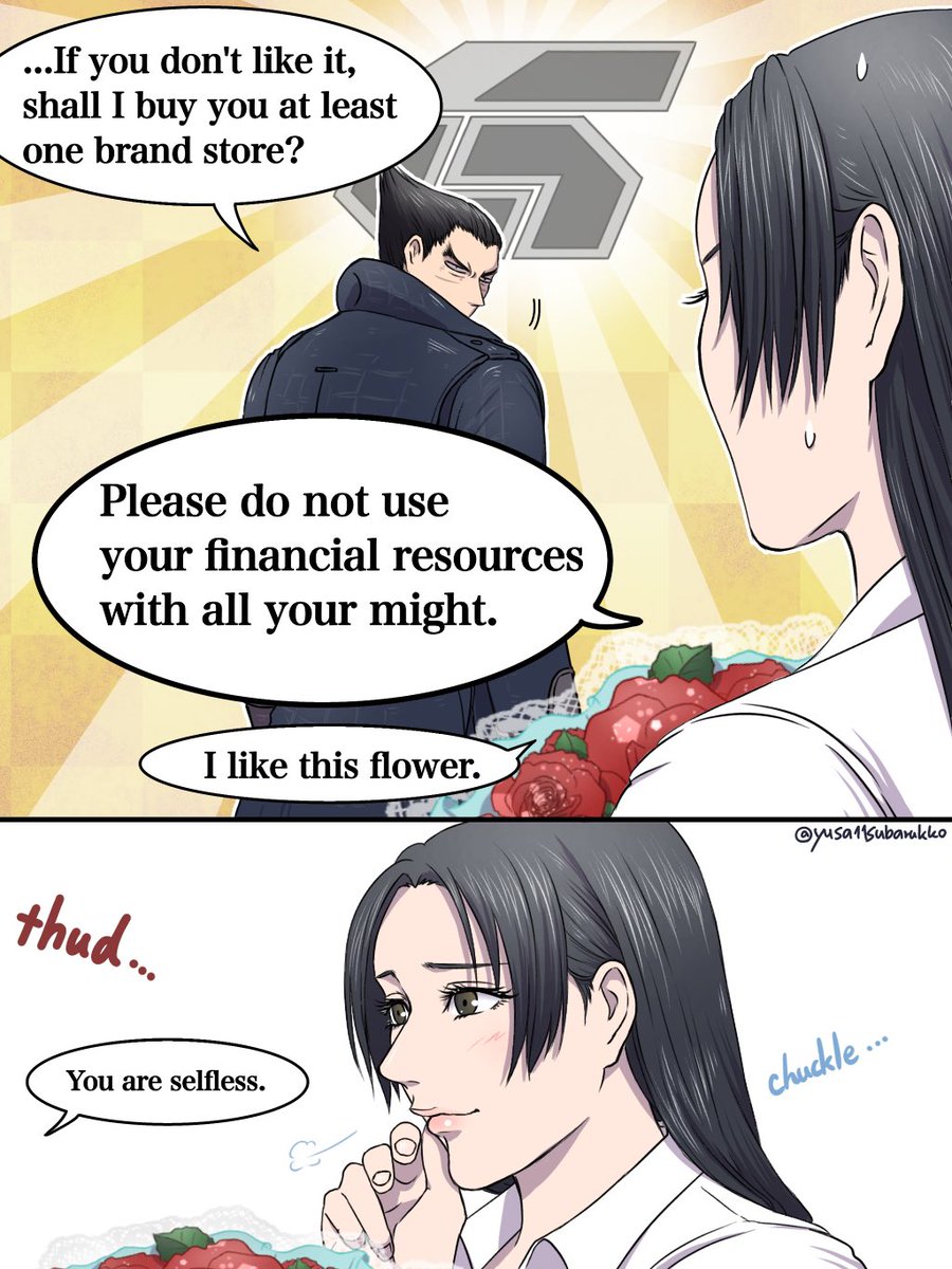 TEKKEN8 Kazuya's comic that doesn't know Jun's birthday and gives