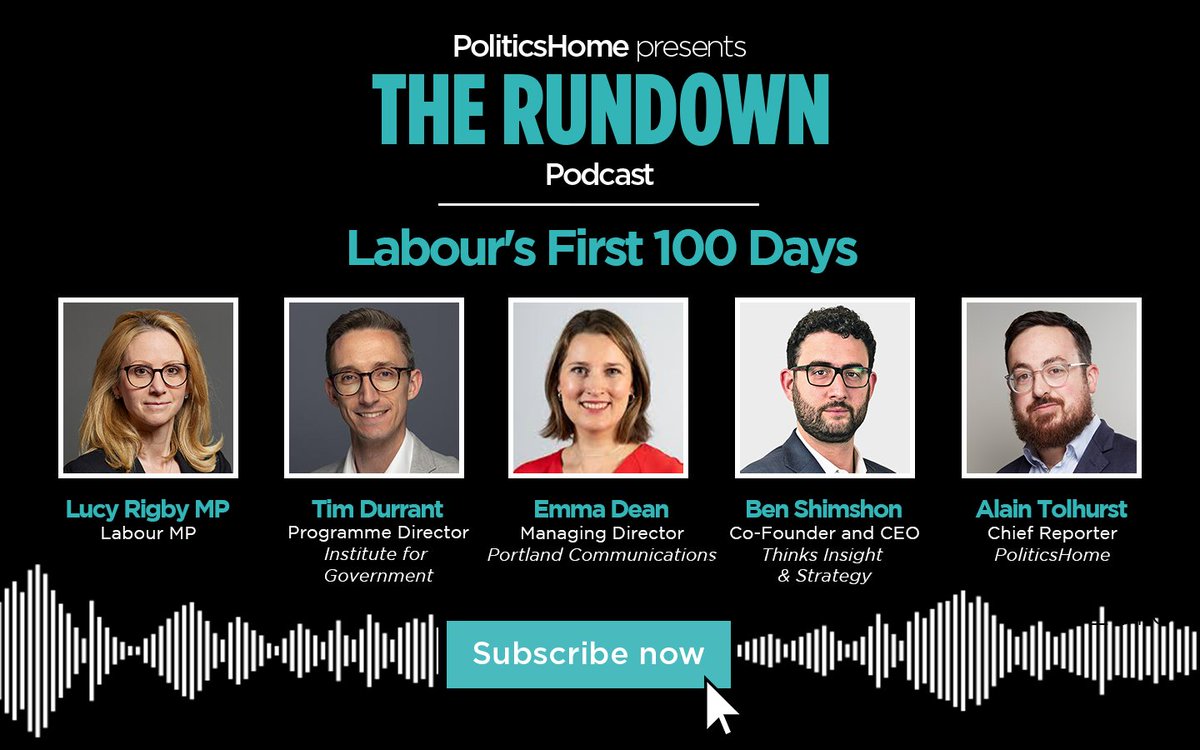 🚨 OUT NOW 🚨 Labour's first 100 days

🌹 New Labour MP <a href="/LucyRigby/">Lucy Rigby KC MP</a>, <a href="/timd_IFG/">Tim Durrant</a>, <a href="/PortlandComms/">Portland</a>'s Emma Dean, and <a href="/BenShimshon/">Ben Shimshon</a> join <a href="/Alain_Tolhurst/">Alain Tolhurst</a> to discuss Labour's achievements and missteps in their first few months in government

🎙️Listen here: pod.fo/e/273170