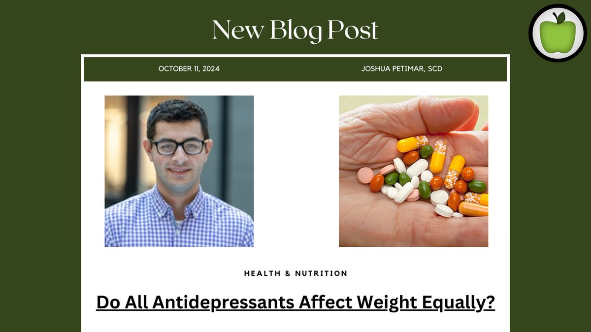 WeighingIn Blog (@weighinginblog) on Twitter photo Check out the most recent blog post on the
<a href="/WeighingInBlog/">WeighingIn Blog</a>, where Joshua Petimar discusses common #antidepressants and the differences in their affect on #weight gain. Read more here: shorturl.at/EVUmf. Check out the most recent blog post on the
<a href="/WeighingInBlog/">WeighingIn Blog</a>, where Joshua Petimar discusses common #antidepressants and the differences in their affect on #weight gain. Read more here: shorturl.at/EVUmf.