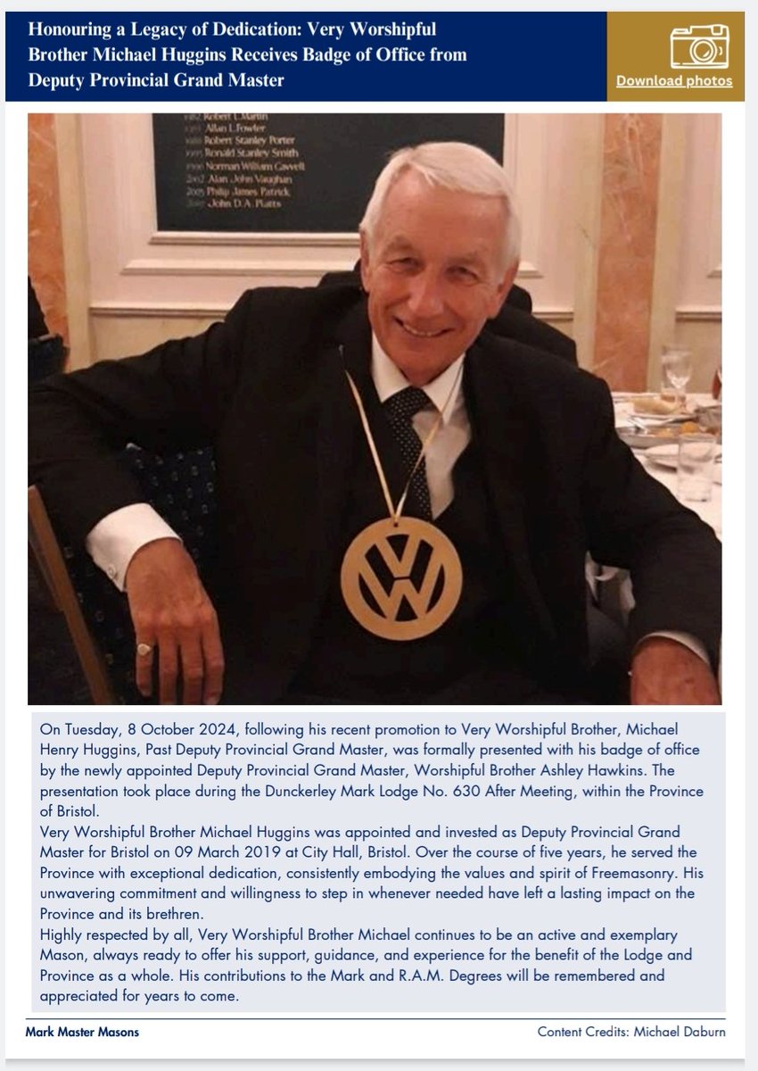 Dunckerley Mark 630 (@dunckerely630) on Twitter photo Have you read the latest <a href="/MarkMasonsHall/">Mark Masons' Hall</a> Freemasonry@86 news? Here's our very own PDPGM π #Bristol #MarkMason Have you read the latest <a href="/MarkMasonsHall/">Mark Masons' Hall</a> Freemasonry@86 news? Here's our very own PDPGM π #Bristol #MarkMason