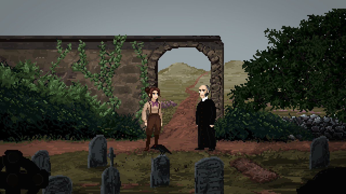 shaunaitcheson's tweet photo. We made a folk horror adventure game inspired by movies such as The Wicker Man and the works of M.R. James, with a little pinch of Twin Peaks and Lovecraft.  The answers lie in the soil... https://t.co/FGy3fioR5t