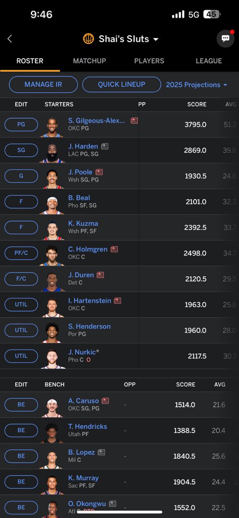 LuuuDort's tweet photo. @DanBesbris 12 Team H2H Points https://t.co/4Hi3nECBOE