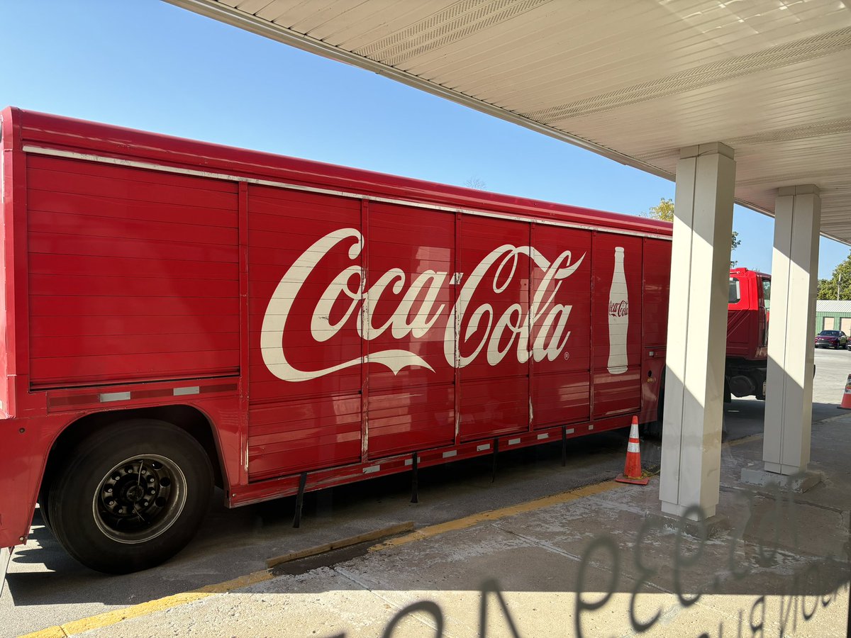 Again, the <a href="/CocaCola/">Coca-Cola</a> truck is parked right in front of the handicapped parking and ramp to our facility in Richmond, Indiana. Thought we had this solved.