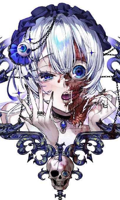 グロアクキー用のイラスト💙🥩 