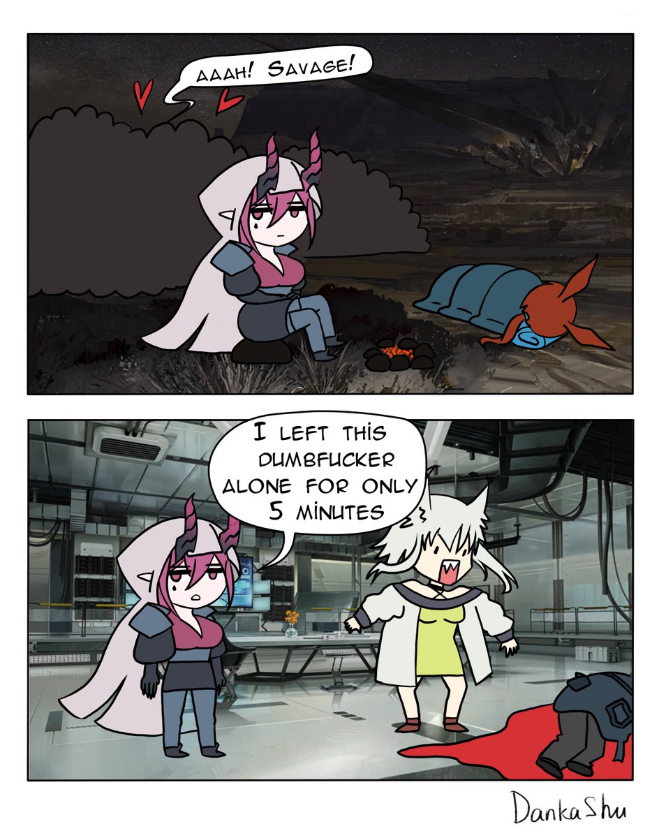 DankaShu's tweet image. Ascalon's hard work
#アークナイツ #Arknights #Ascalon