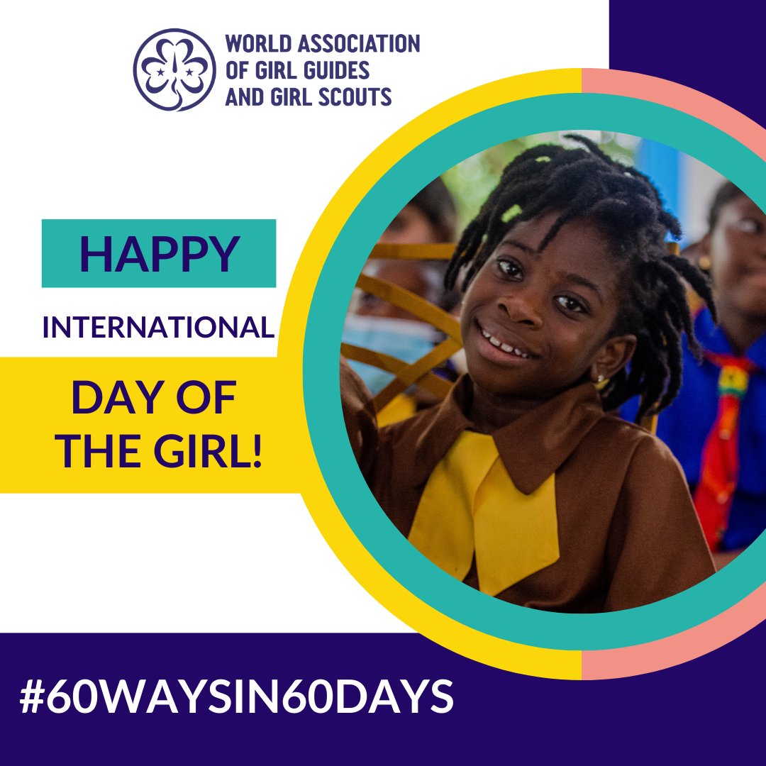 wagggsworld's tweet photo. Happy International Day of the Girl!✨👧🏻
As part of #60Waysin60Days Girl Guides and Girl Scouts are showing how our Movement empowers them to lead. Let's hear from YOU! Share your stories and pictures below or pin them to our Global Empowerment Map! https://t.co/scVq4AlHv5 https://t.co/bXsctif3Vr