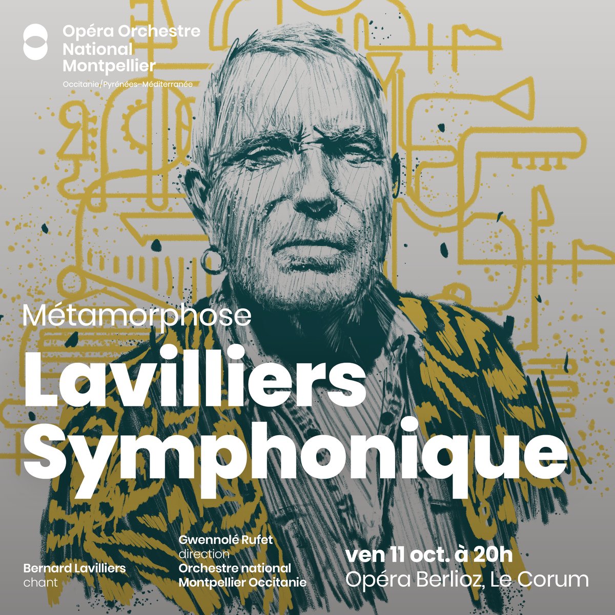🛣 [#COMPLET] Bernard Lavilliers a parcouru le monde entier à la recherche de sonorités et d’aventures. Il poursuit ses Métamorphoses avec une tournée symphonique qui l'amène ce soir aux côtés de l'Orchestre national #Montpellier #Occitanie pour un concert très attendu !