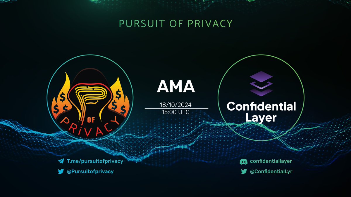 Pursuit of Privacy ™ - Official tweet media