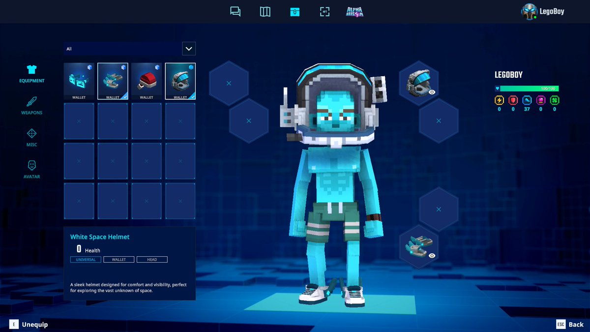 GreedBoiii's tweet photo. New look, who dis? 🎩 Loving my new Space Helmet in The Sandbox!  https://t.co/qLTTNmSmlY #TheSandbox #AlphaSeason4 #AS4SocialChallenge https://t.co/hJgoUuKdus