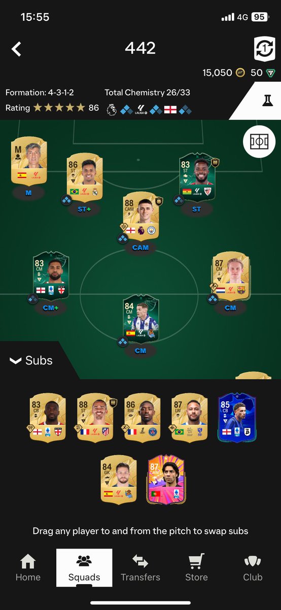 JamesRob78's tweet photo. @FIFA22_INFO Super sub bench https://t.co/X6kZ4n8F17