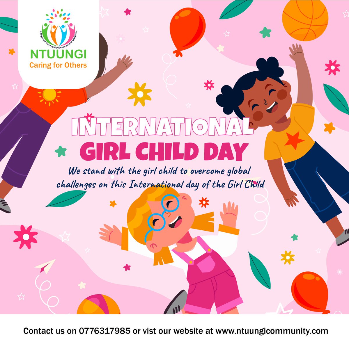 We stand with the Girl Child to overcome global challenges