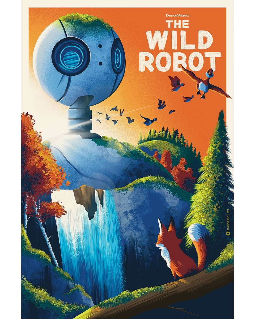 Creatieve Wild Robot posters