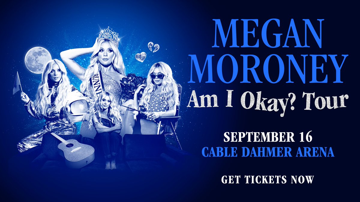 Tickets are on sale now for MEGAN MORONEY’S Am I Okay? Tour on September 16, 2025. Get yours today!
cdarena.info/meganmoroney