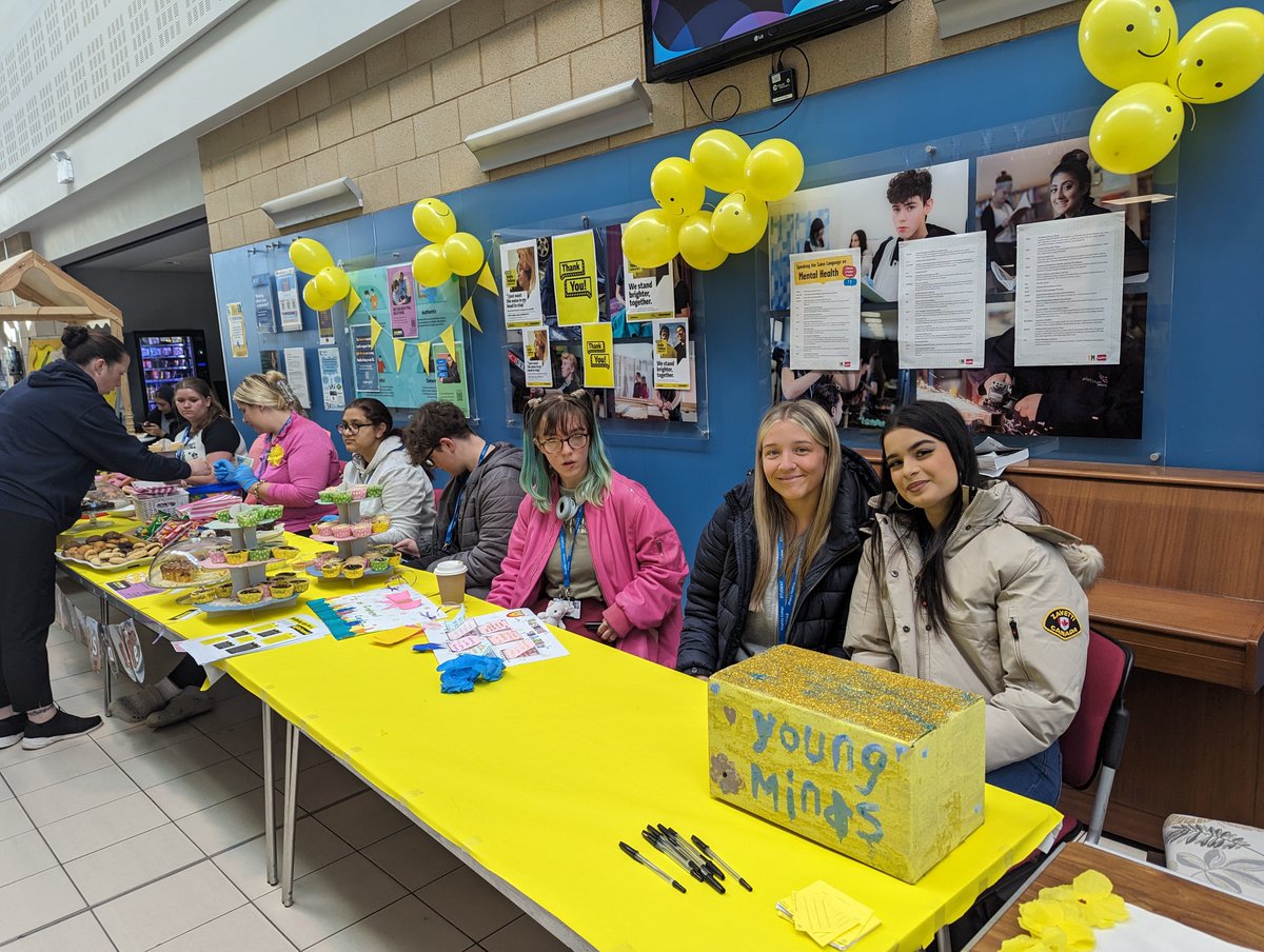 Keighley College (@keighleycollege) on Twitter photo #WorldMentalHealthDay was a great success! Students, staff and <a href="/MissingPeaceWS/">Missing Peace Wellbeing + Support</a> united to promote wellbeing in the workplace and on campus.
Thank you to our Education & Childcare and Health & Social Care students for a delicious bake sale that raised funds for <a href="/YoungMindsUK/">YoungMinds</a> . #WorldMentalHealthDay was a great success! Students, staff and <a href="/MissingPeaceWS/">Missing Peace Wellbeing + Support</a> united to promote wellbeing in the workplace and on campus.
Thank you to our Education & Childcare and Health & Social Care students for a delicious bake sale that raised funds for <a href="/YoungMindsUK/">YoungMinds</a> .