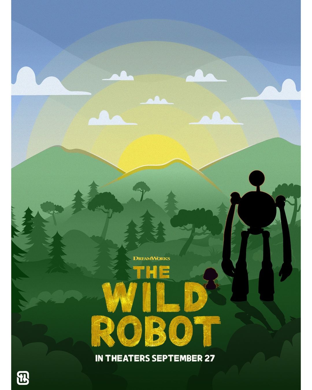 Creatieve Wild Robot posters