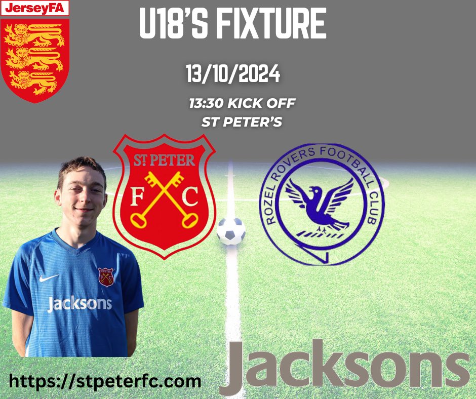 U18 fixture. U18s are back in league action this weekend. Where we are taking on Rozel Rovers.