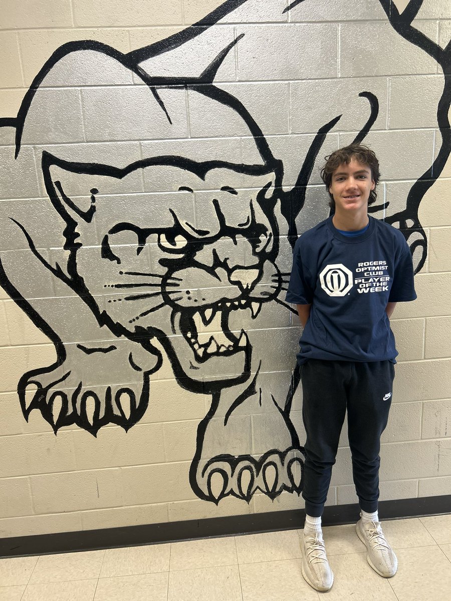 Kason Prater is Week 6 Player of the Week. Kason stepped up when called upon at QB this week with 140 total yards and a TD. Proud of the way you stepped up for your team in a hard fought battle! Great job 7! #SWAG #Family <a href="/kirkseycougars/">KirkseyCougars</a> <a href="/rogersmountiefb/">Rogers Mountie FB</a> <a href="/rhs_21/">RHS-Athletics</a> <a href="/PaulADrps/">RPS-Athletics</a>