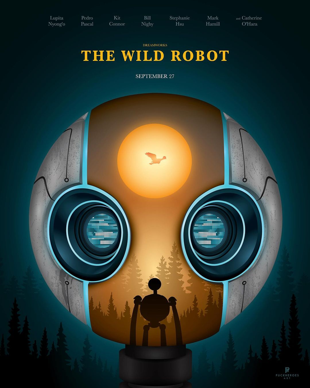 Creatieve Wild Robot posters