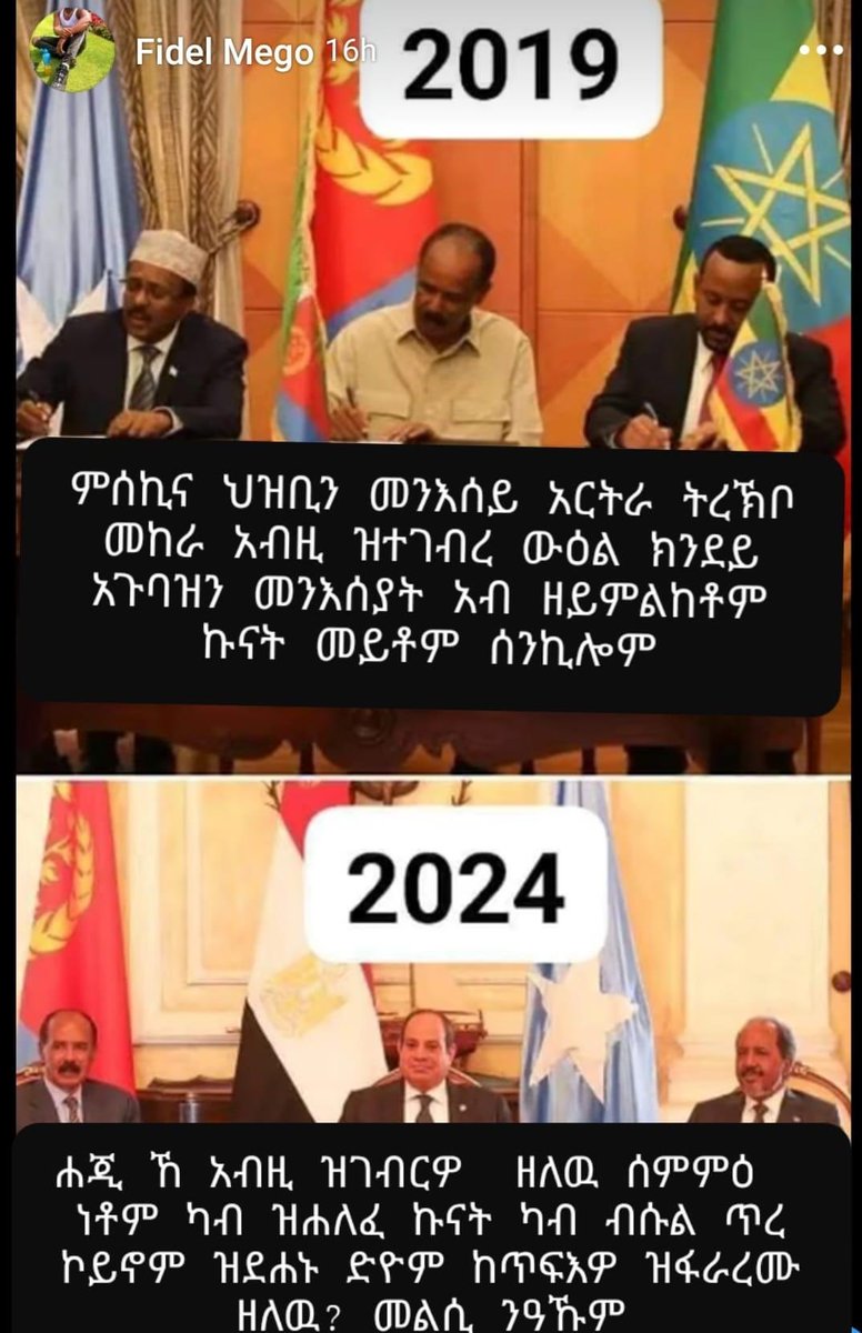It has always been clear to me that DIA will do anything to stay in power. The question is : are we doing enough to get rid of him ? Let’s set aside our differences, let’s be laser focused in getting rid of the dictator!!