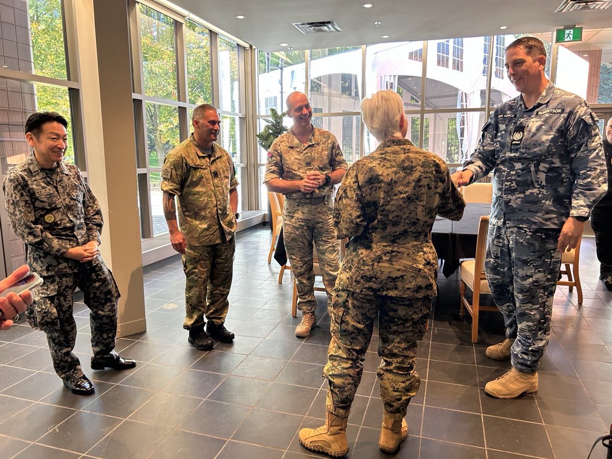 WO1 (SEAC) (@ukseac) on Twitter photo I had the pleasure to attend the <a href="/CanadianForces/">Canadian Armed Forces</a> CWO conference alongside 🇦🇺 🇳🇿 🇺🇸 🇯🇵 to represent <a href="/DefenceHQ/">Ministry of Defence 🇬🇧</a>. It was an informative event with many similar issues to collaborate on and share best practices.
Thank you to <a href="/cafcwo_adjucfac/">CWO/Adjuc Bob McCann</a> for the invitation.
#strongertogether I had the pleasure to attend the <a href="/CanadianForces/">Canadian Armed Forces</a> CWO conference alongside 🇦🇺 🇳🇿 🇺🇸 🇯🇵 to represent <a href="/DefenceHQ/">Ministry of Defence 🇬🇧</a>. It was an informative event with many similar issues to collaborate on and share best practices.
Thank you to <a href="/cafcwo_adjucfac/">CWO/Adjuc Bob McCann</a> for the invitation.
#strongertogether