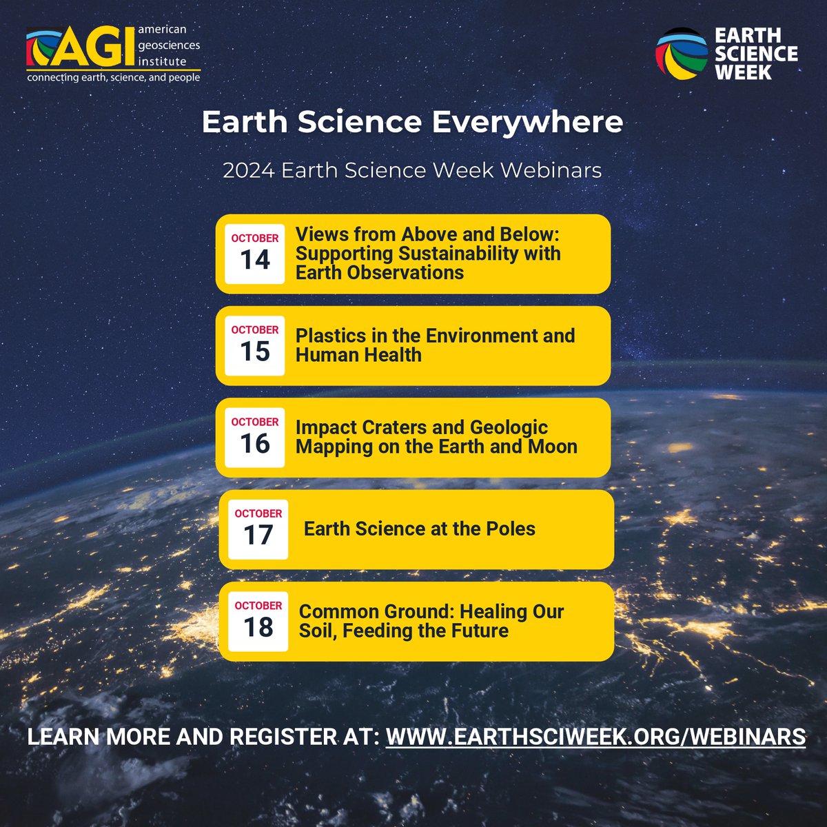 AMSeducation's tweet photo. Calling all #teachers! Looking to weave in some #earth #science into your lessons? Don't miss out on the #earthscienceweek2024 webinars. Let's inspire young minds together!
Sign up here: https://t.co/BG9tMZ0A3h
@earthsciweek https://t.co/KBxGFMq7Hn