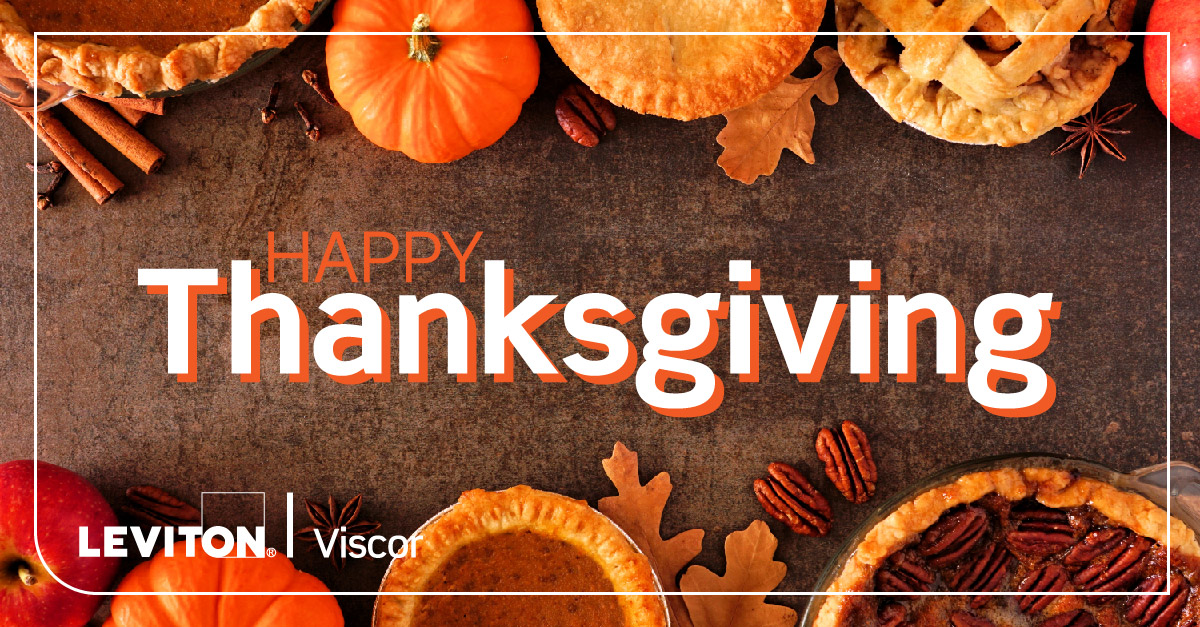 We would like to express our thanks and appreciation for our valued employees, customers, and partners. Have a joyful Thanksgiving filled with love, laughter, and lots of turkey!
Happy Thanksgiving from the Viscor family, enjoy the long weekend!